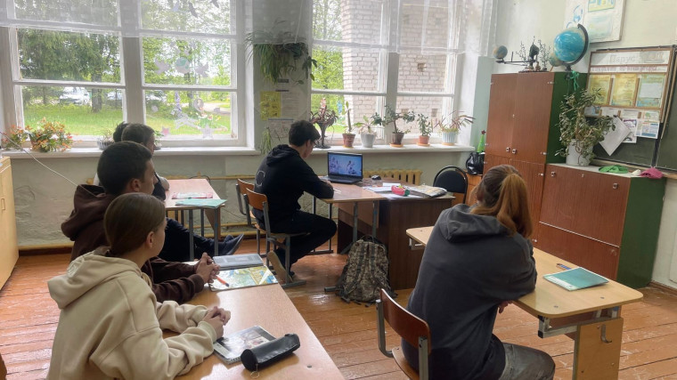 Урок биологии.